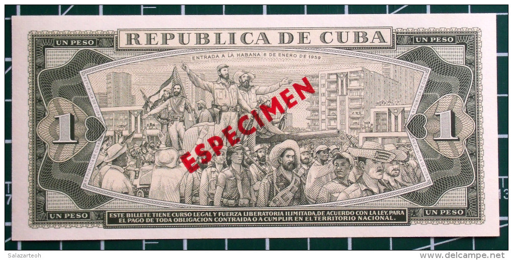 Exelente 1978, Un Peso SPECIMEN, UNC. Primros Años De Revolución. - Cuba