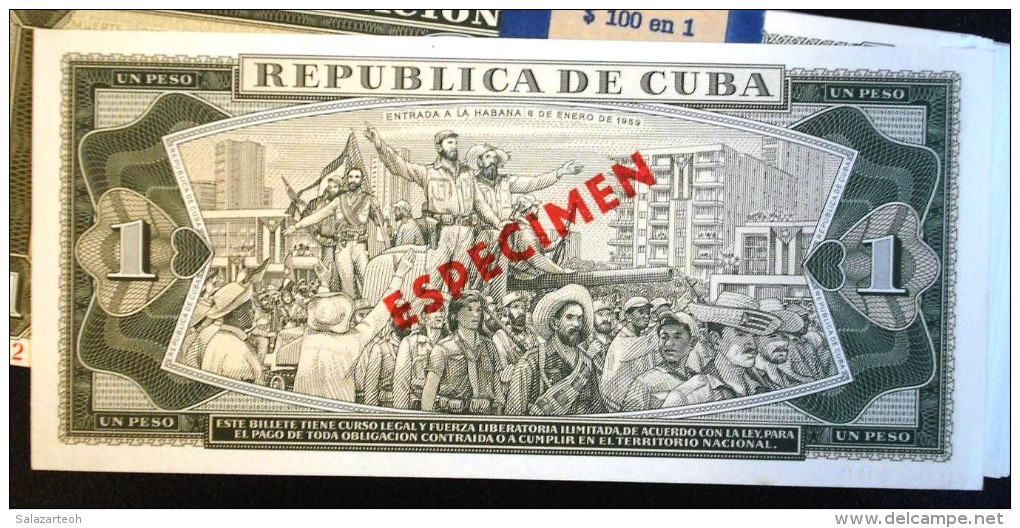 Exelente SPECIMEN 1980, Un Peso, UNC. Cuba Revolucionaria - Cuba