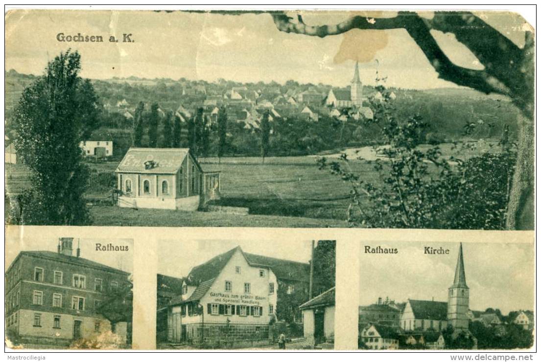 GERMANIA  BADEN-WUERTTEMBERG  GOCHSEN  Multiview  1917 - Heilbronn