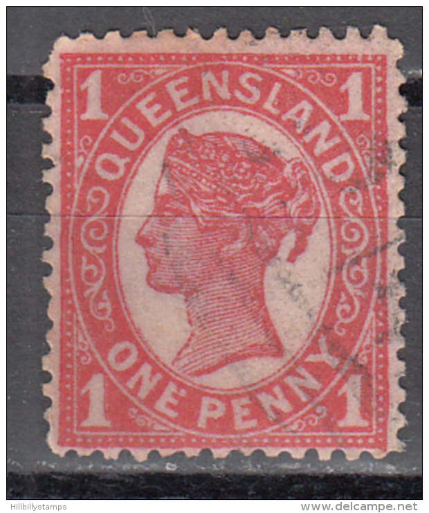 QUEENSLAND    SCOTT NO.  113   USED    YEAR  1897 - Used Stamps