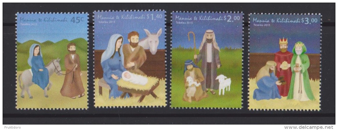 Tokelau Mi 441-444 Christmas - Road To Bethlehem - Nativity - Shepherds - Wise Men - 2013 * * - Tokelau