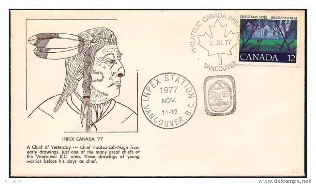 Canada: Capo Indiano, Indian Chief, Chef Indien - Indiens D'Amérique