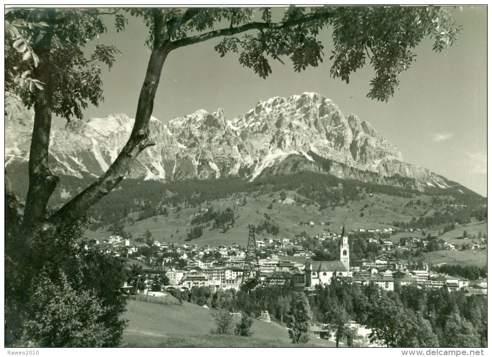 AK Italien 1956 Cortina D`Ampezzo Cristallo Olympia - Stadt Olympische Winterspiele - Sonstige & Ohne Zuordnung