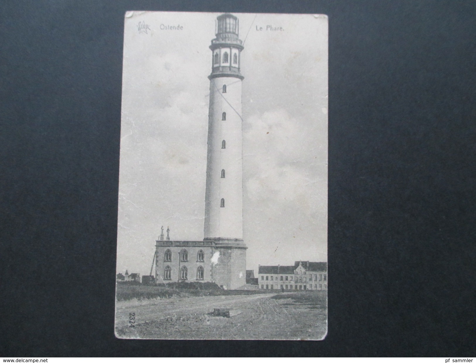 AK 1915 Ostende Le Phare. Leuchtturm. Feldpost 1. WK. 3. Artl. Munitions Kolonne XV Armee Korps - Oostende