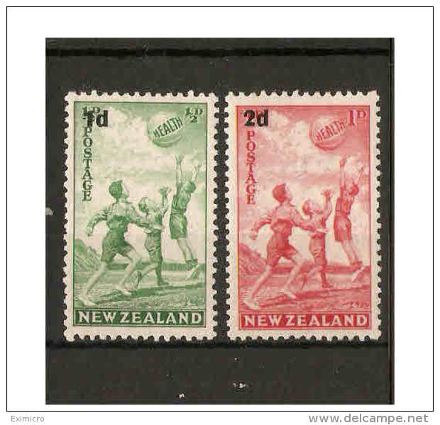 NEW ZEALAND 1939 HEALTH SET SG 611/612 LIGHTLY MOUNTED MINT Cat £10+ - Ongebruikt