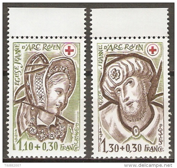 FRANCE   -  1979 .  Y&T N°  2070 / 2071 ** .  CROIX-ROUGE. - Ongebruikt