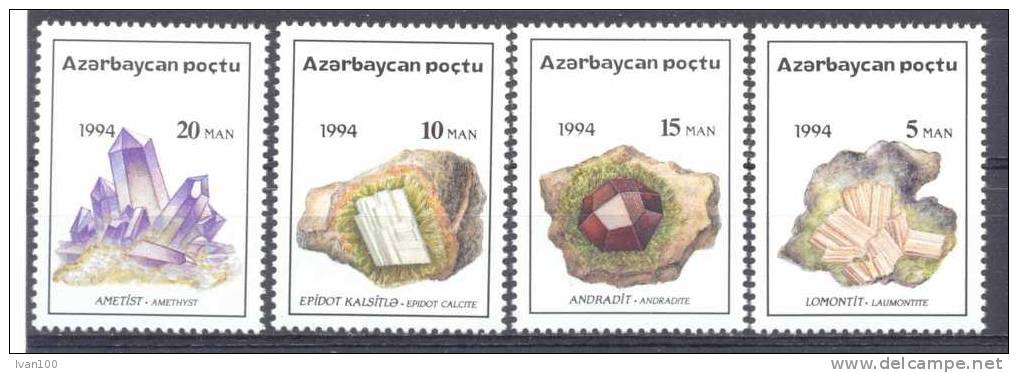 1994. Azerbaijan, Minerals, 4v, Mint/** - Aserbaidschan