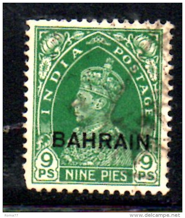 T1504 - BAHRAIN 1938 , Gibbons N. 22  Usato - Bahrain (...-1965)