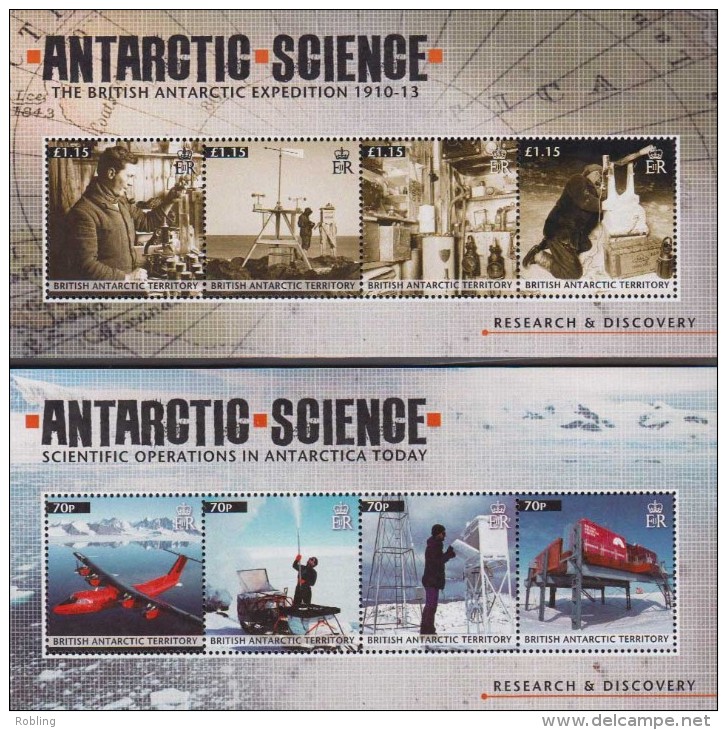 Antarctic.British Anrarctic Territory.2011.2 Sheet.8v.MNH.22235 - Andere & Zonder Classificatie