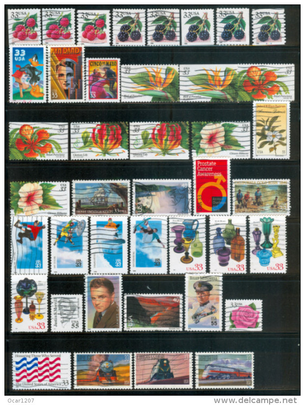 Stati Uniti 1999 Lot 41 Different Used - Used Stamps