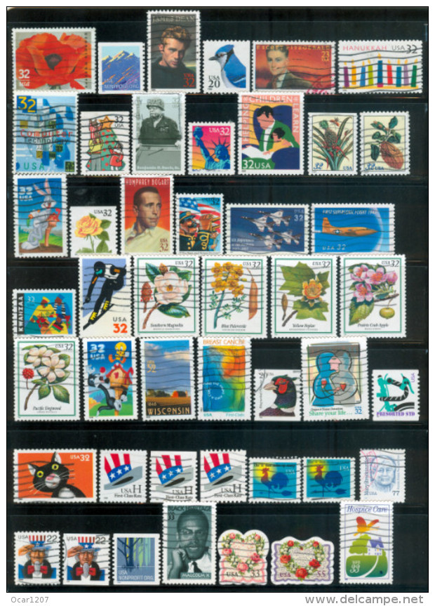 Stati Uniti 1996-1999 Lot 46 Different Used - Used Stamps