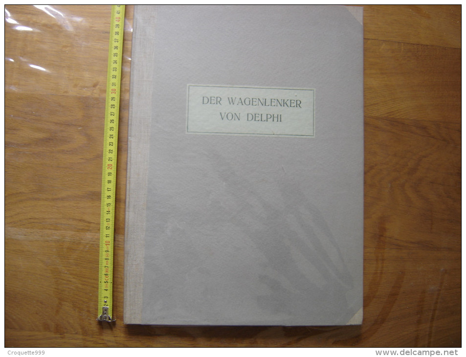 1941 DER WAGENLENKER VON DELPHI Dr Roland Hampe COMPLET - Art