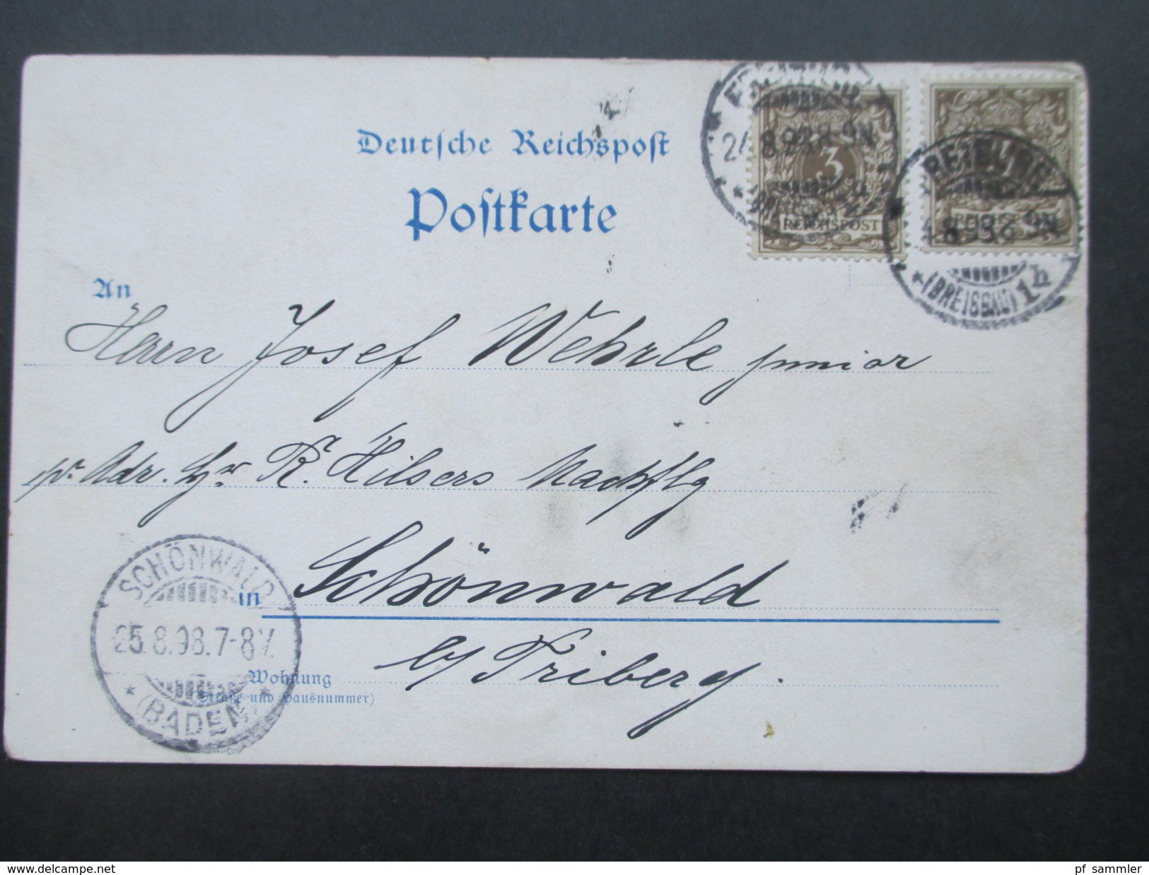 AK 1898 Gruss Aus Freiburg Mehrbildkarte Kaufhaus / Schwabenthor / Münster. Künstlerkarte K. Fuchs - Gruss Aus.../ Grüsse Aus...