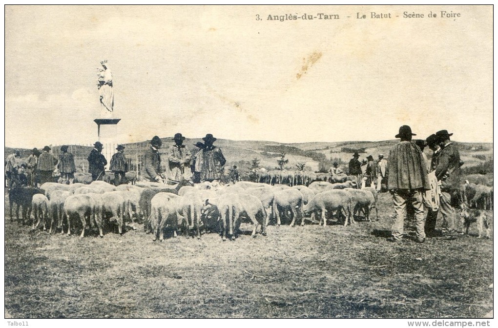 Tarn - Angles - Le Batut Scène De Foire - Statue Vierge - Moutons - Albi