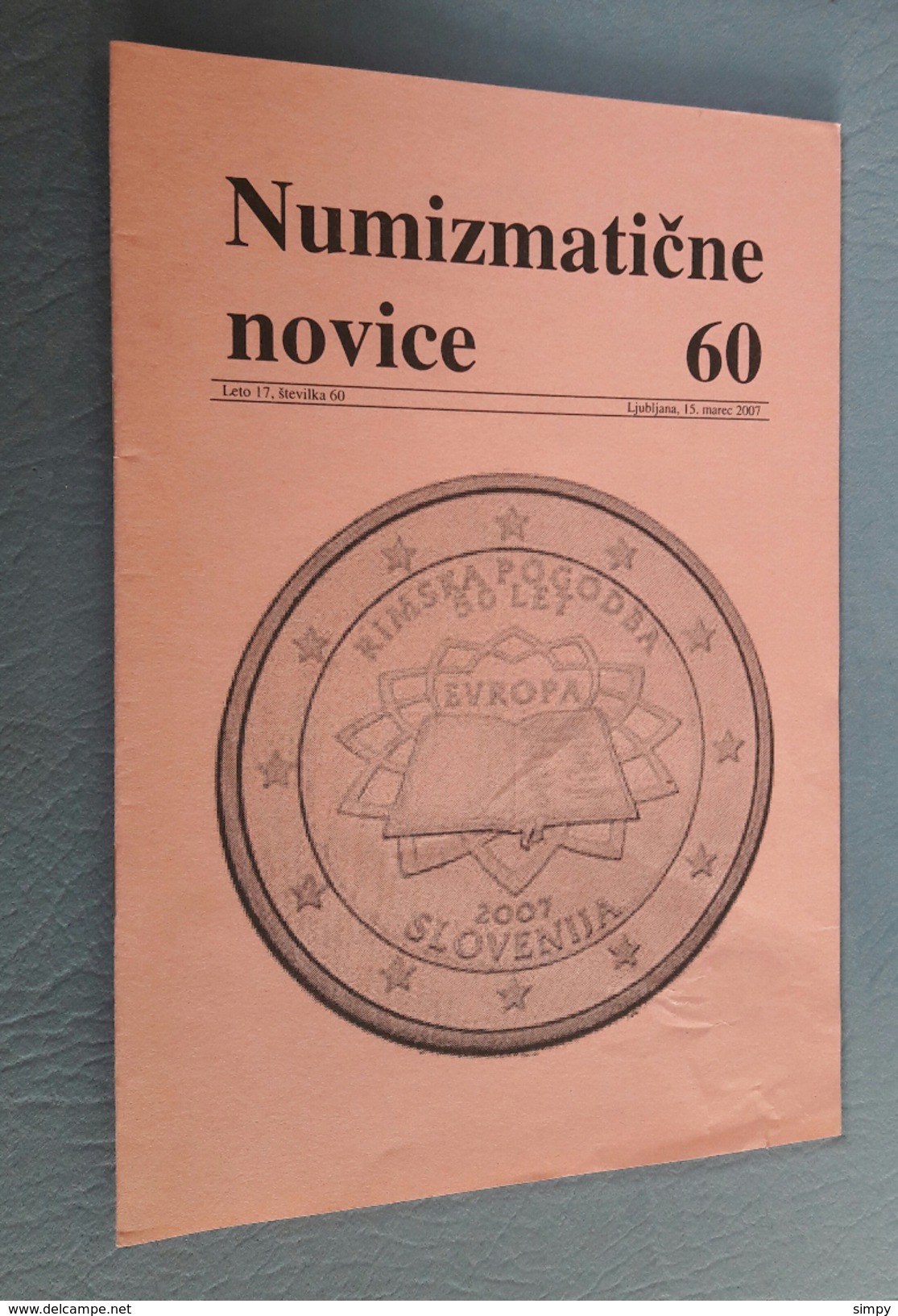 Slovenia Numismatic Bulletin Numizmaticne Novice 60 Ljubljana 2007 - Other & Unclassified