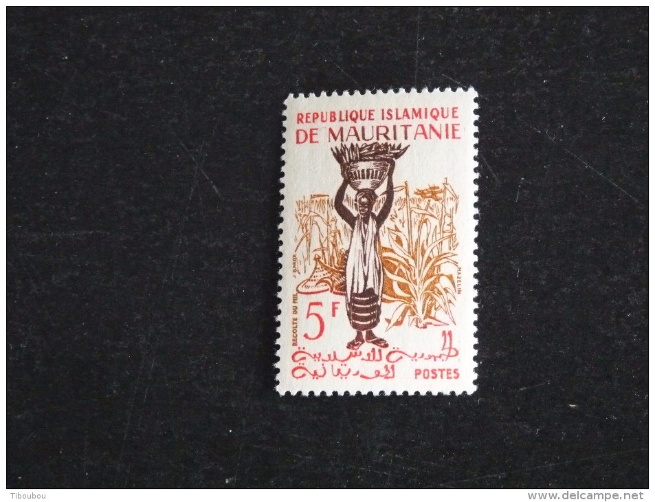 MAURITANIE YT 145 ** - RECOLTE DU MIL - Mauritanie (1960-...)