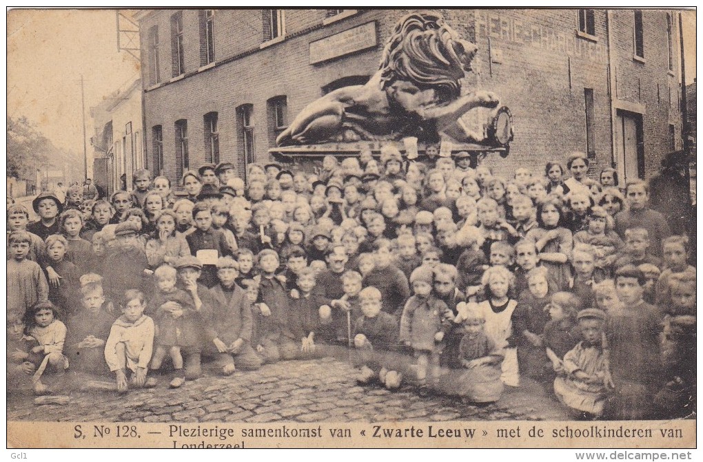 Londerzeel - Plezierige Samenkomst Van "Zwarte Leeuw" Met De Schoolkinderen Van Londerzeel (zie Achterkant) - Londerzeel