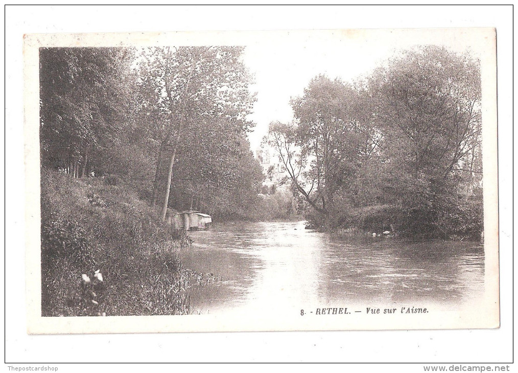 CPA 08 Rethel - Vue Sur L'Aisne - Rethel