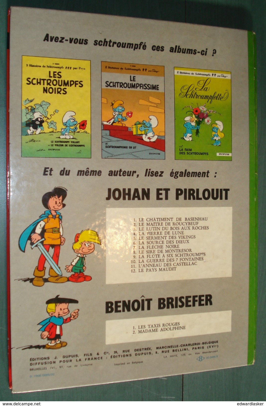 SCHTROUMPFS 4 : L'OEUF Et Les Schtroumpfs //Peyo - EO 1968 - Bon état - Schtroumpfs, Les