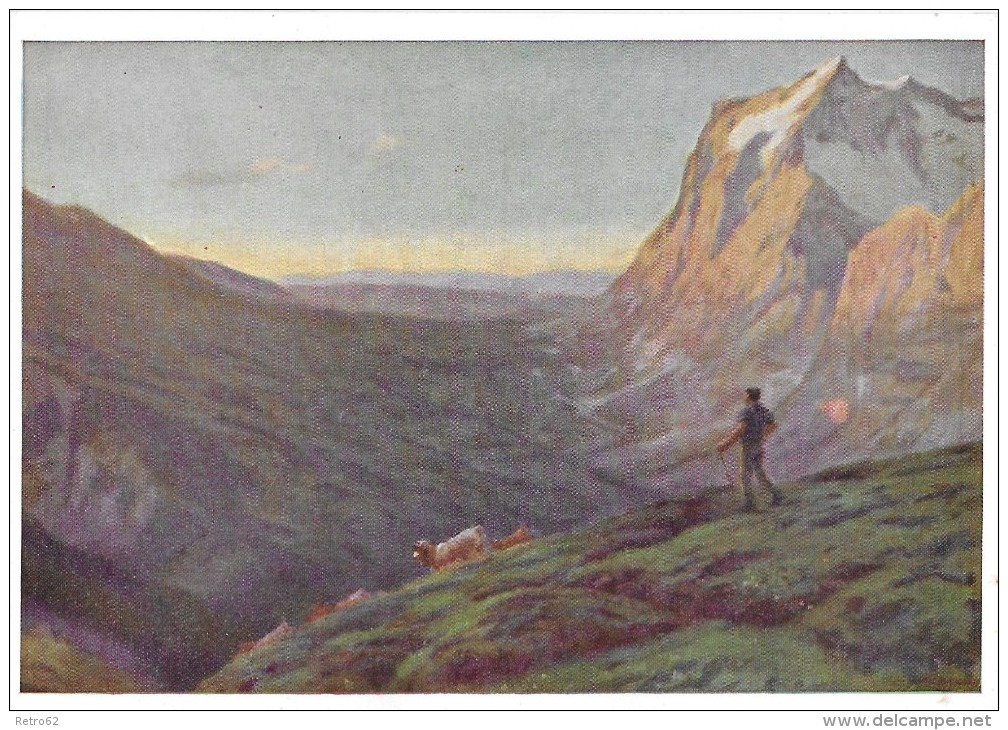 PRO JUVENTUTE-KARTE  &#8594; Tal Von Grindelwald  &#9658;09.August 1927&#9668; - Lettres & Documents