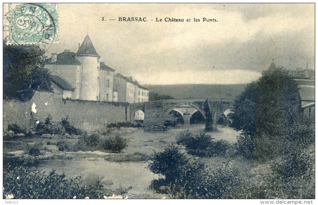 Tarn - Brassac - Le Chateau Et Les Ponts - Brassac