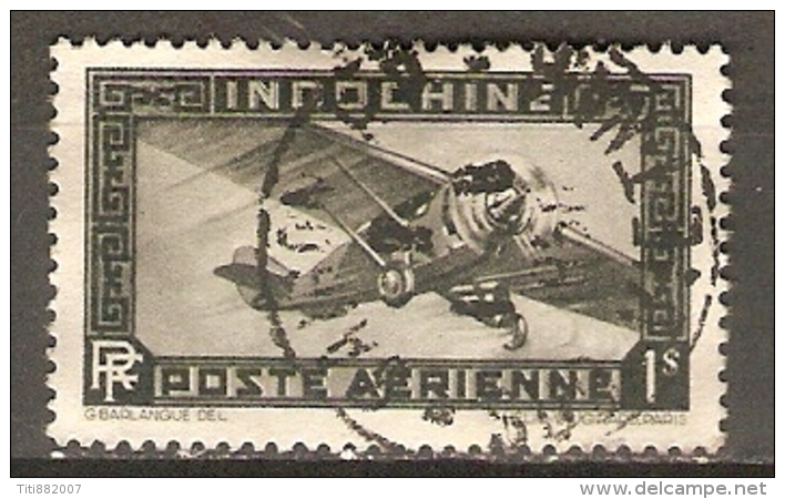 INDOCHINE   -    Aéro   -   1933 .  Y&T N° 11 Oblitéré.   AVION - Poste Aérienne