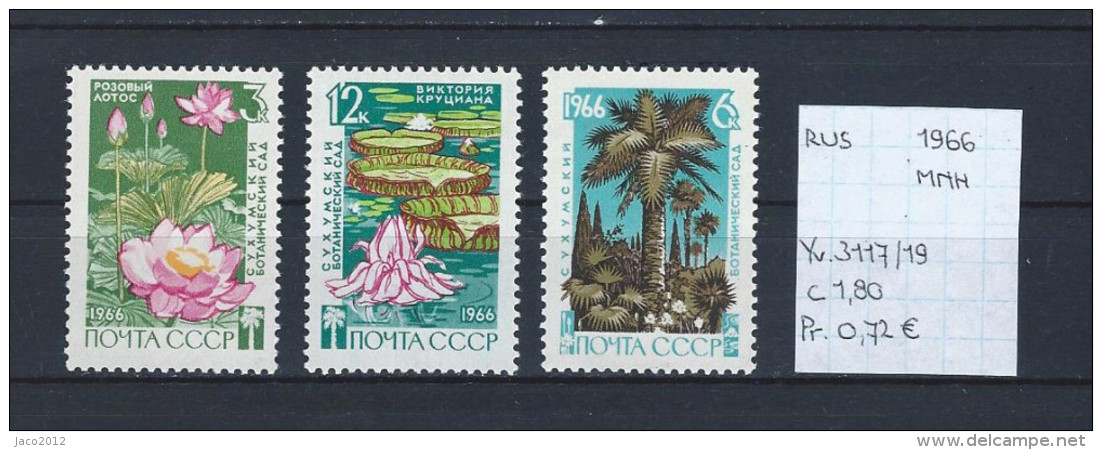 USSR 1966 - YT 3117/19 Postfris/neuf/MNH - Ongebruikt