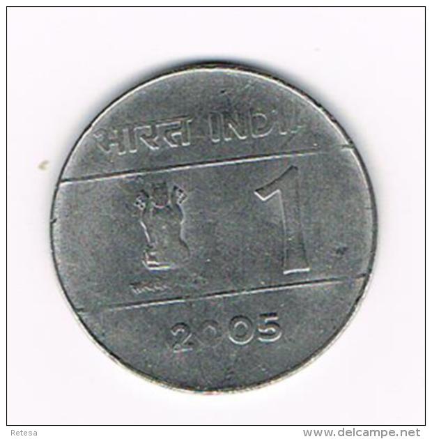 °°° INDIA  1  RUPEE  2005 - Inde