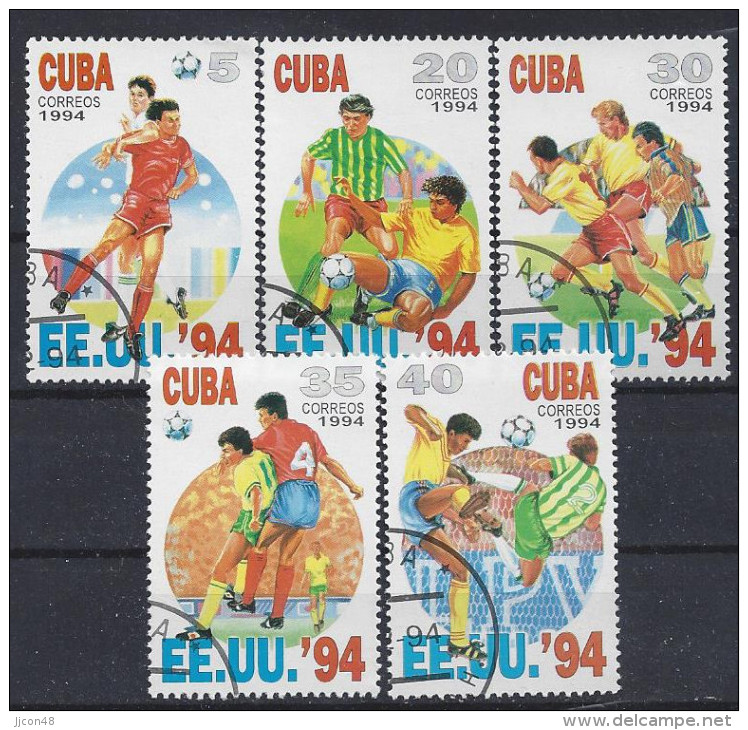 Cuba  1994  Football World Cup "USA `94" (o) - Used Stamps