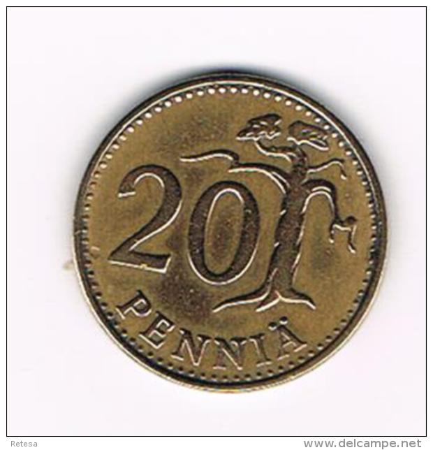 °°° FINLAND  20 PENNIA  1963 - Finland