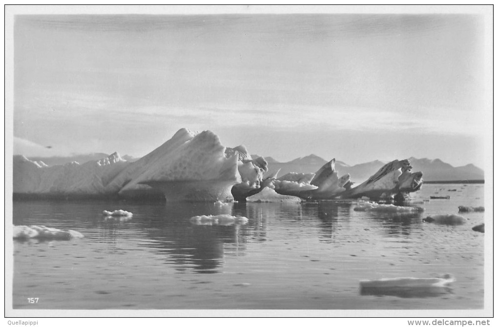 05023 "SPITZBERGEN - FREIBEIS" PANORAMA, AICEBERG. CART NON SPED - Norvegia