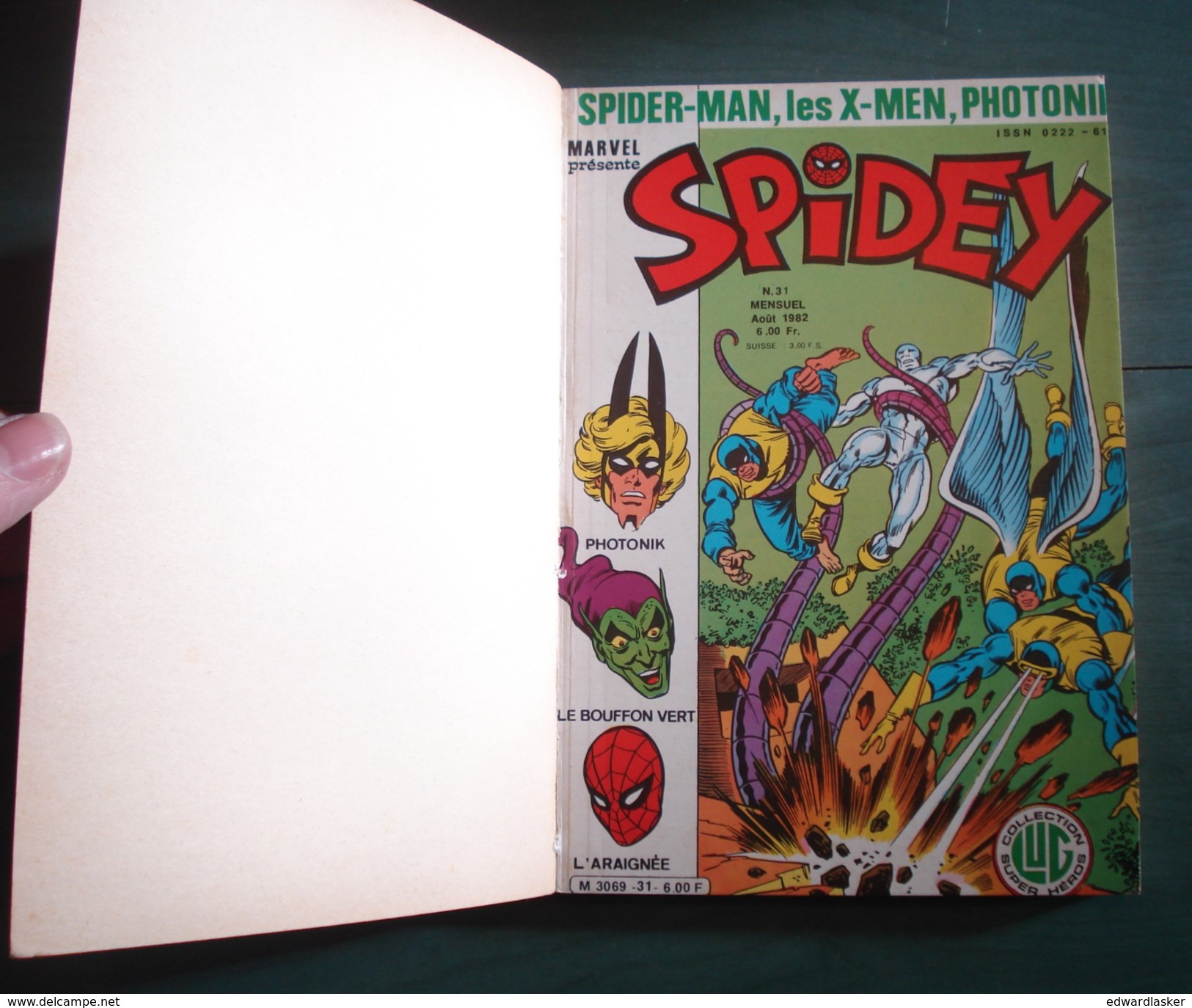 SPIDEY Album N°11 (Fascicules N°31 à 33) - Lug 1982 - Très Bon état - Spidey