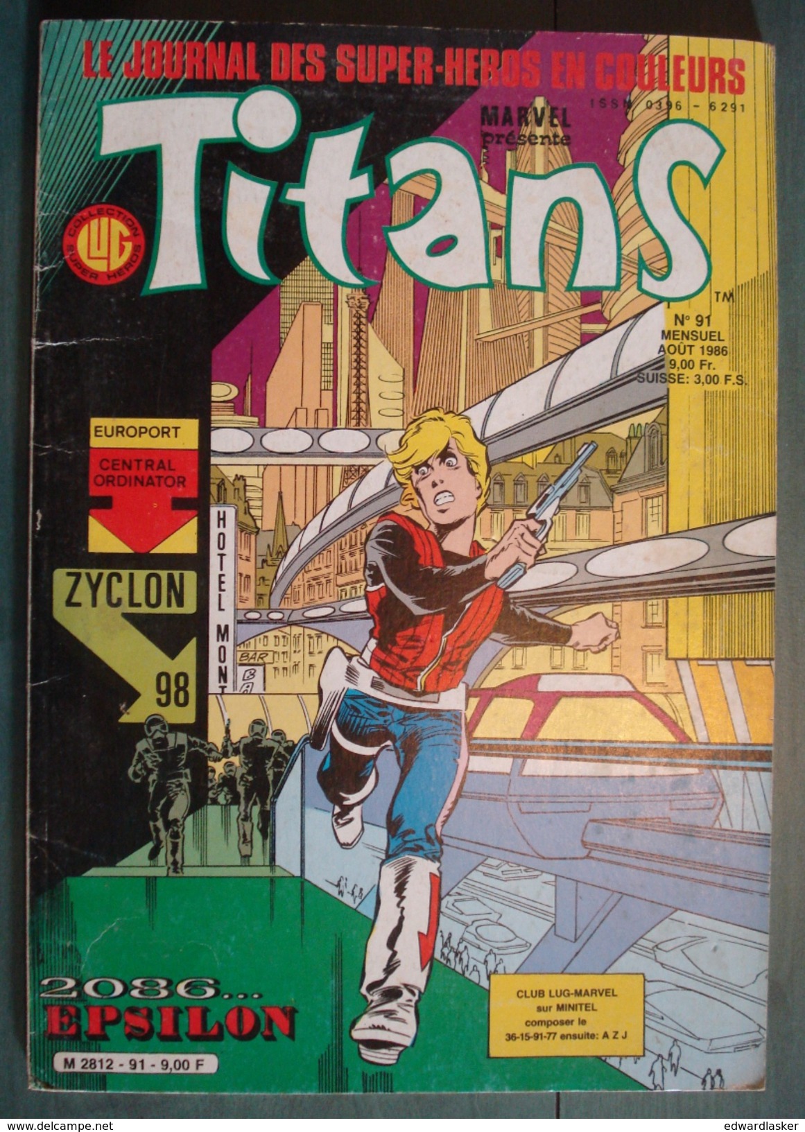 TITANS N°91 - Lug 1986 - Bon état - Titans