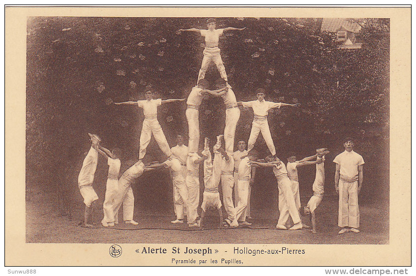 Hollogne - Alerte St Joseph - Pyramide Par Les Pupilles (Gym, Top Animation, Ed. Beghon) - Grâce-Hollogne