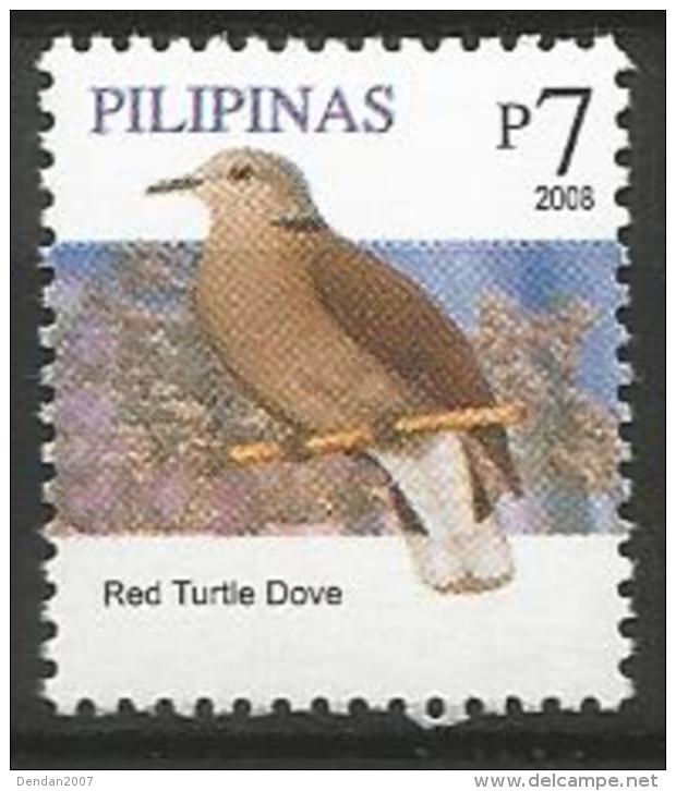 Philippines - MNH - Red Turtle Dove ( Streptopelia Tranquebarica ) - Columbiformes