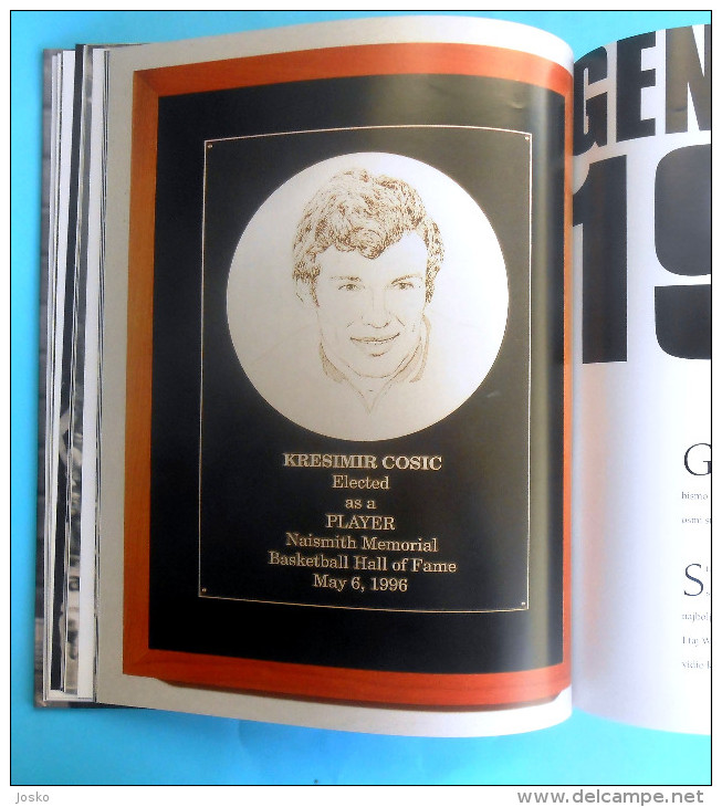 KRESIMIR COSIC - large monograph NBA Basketball Portland Trail Blazers Los Angeles Lakers Brigham Young University Provo