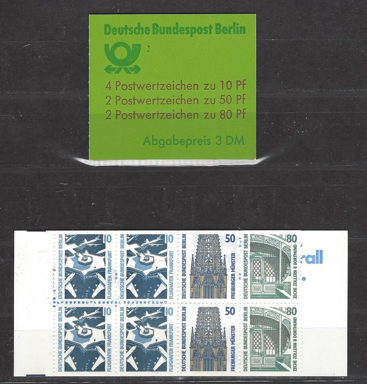 BERLIN MH Mi-Nr. 14 OZ Postfrisch - Carnets