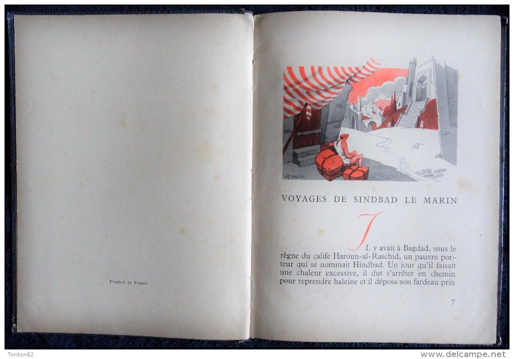 SINDBAD LE MARIN - Collection Rouge Et Bleue - Éditions G.P. - ( 1951 ) - Autres & Non Classés