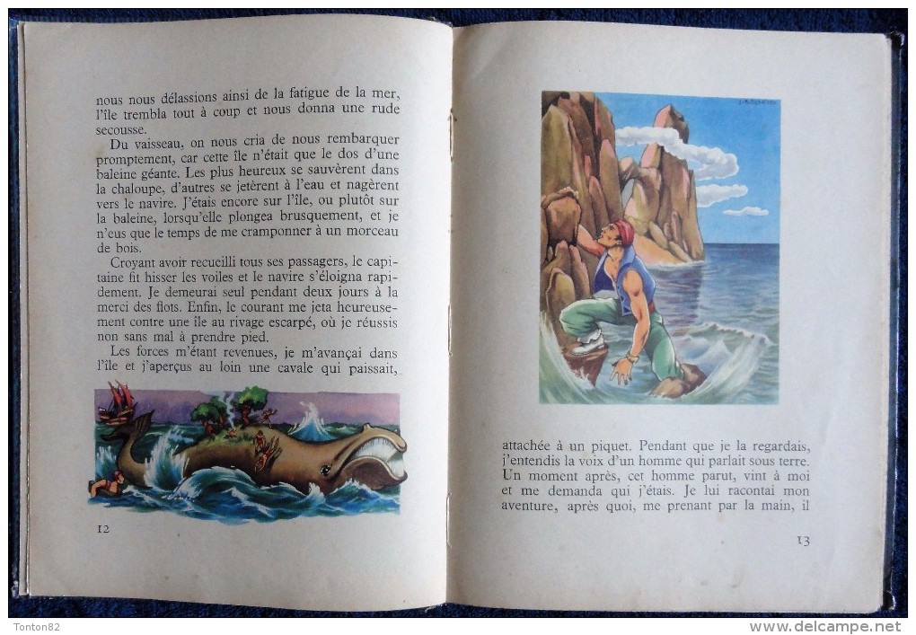 SINDBAD LE MARIN - Collection Rouge Et Bleue - Éditions G.P. - ( 1951 ) - Autres & Non Classés