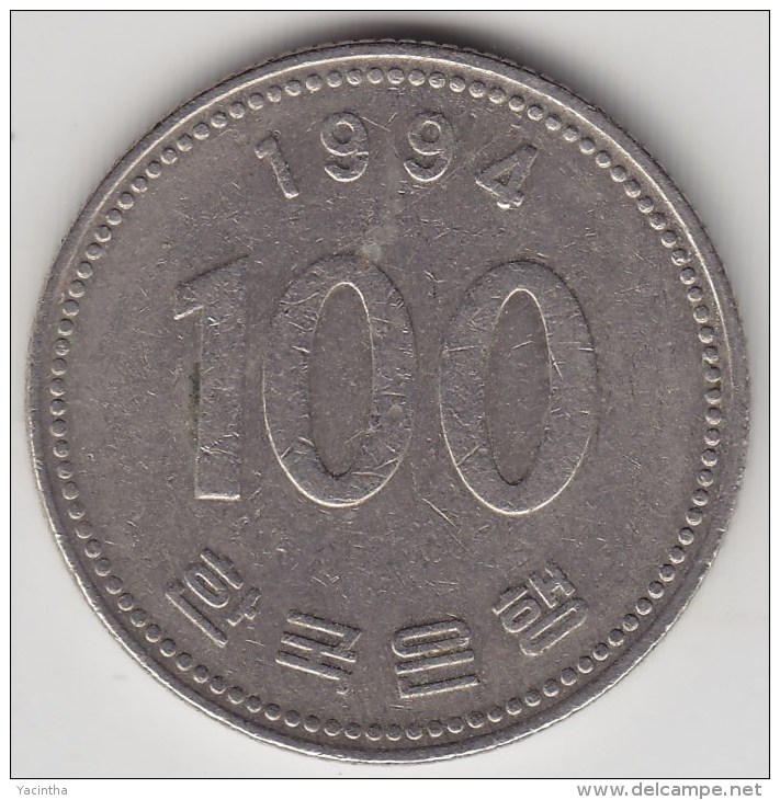 @Y@   Zuid Korea   100 Won   1994       (3626)    Zf - Corea Del Sud