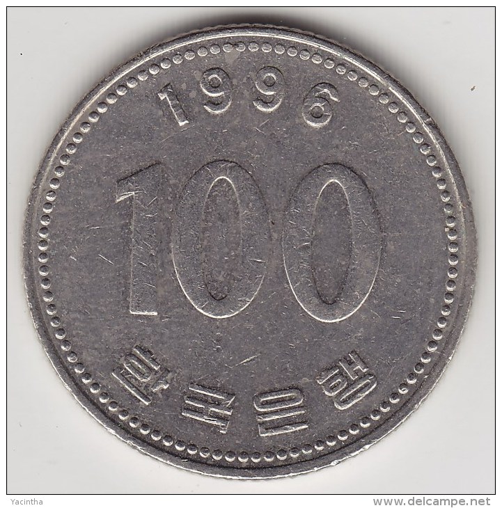 @Y@   Zuid Korea   100 Won   1996       (3631)   Xf - Corée Du Sud