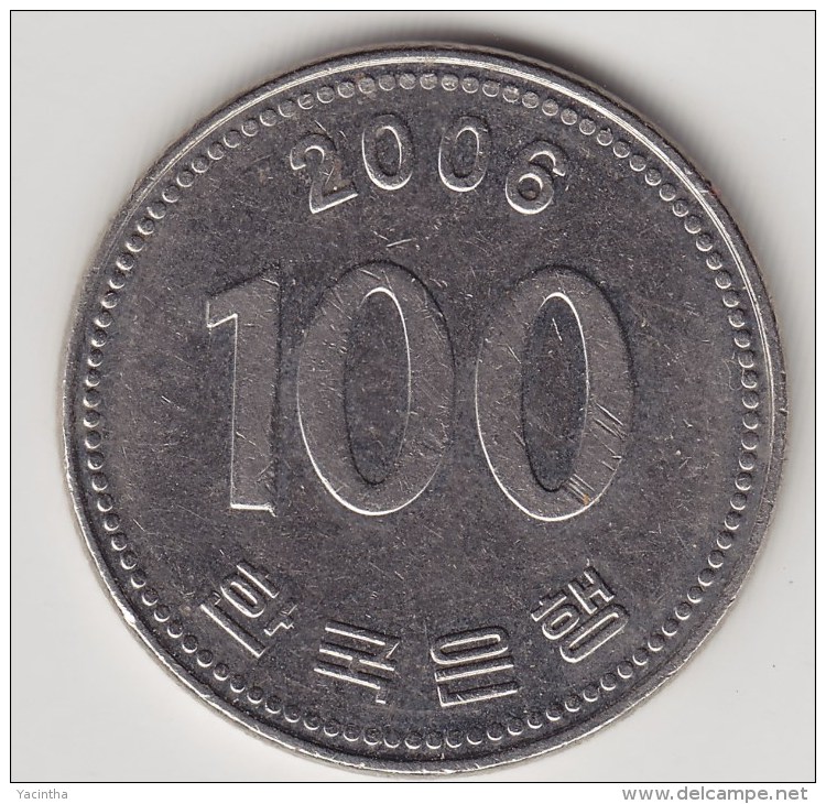 @Y@   Zuid Korea   100 Won   2006       (3634)   Xf - Korea (Zuid)