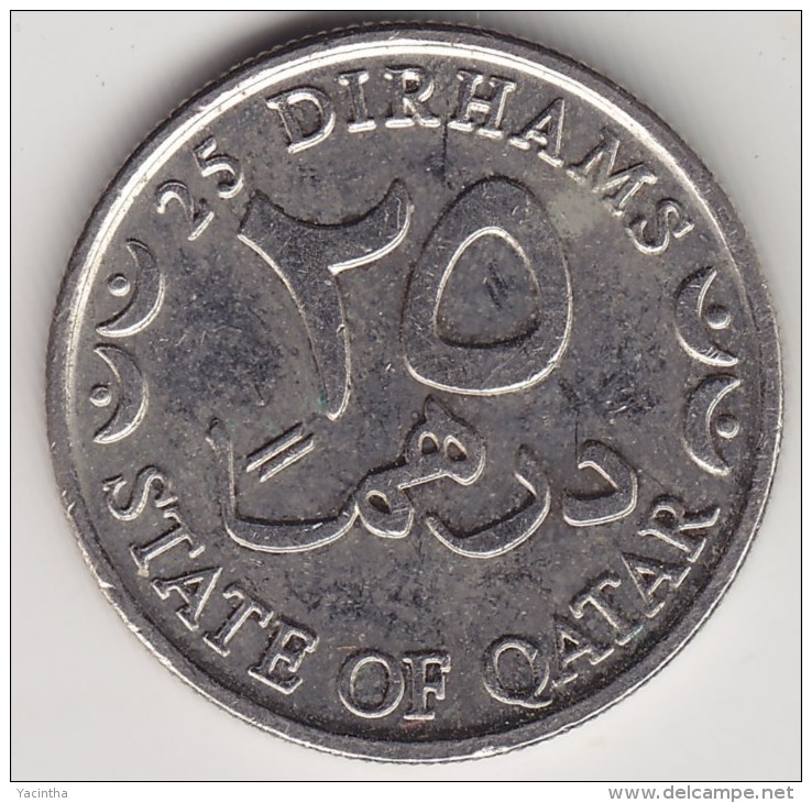 @Y@     Qatar     25  Dirhams           (3643) - Qatar