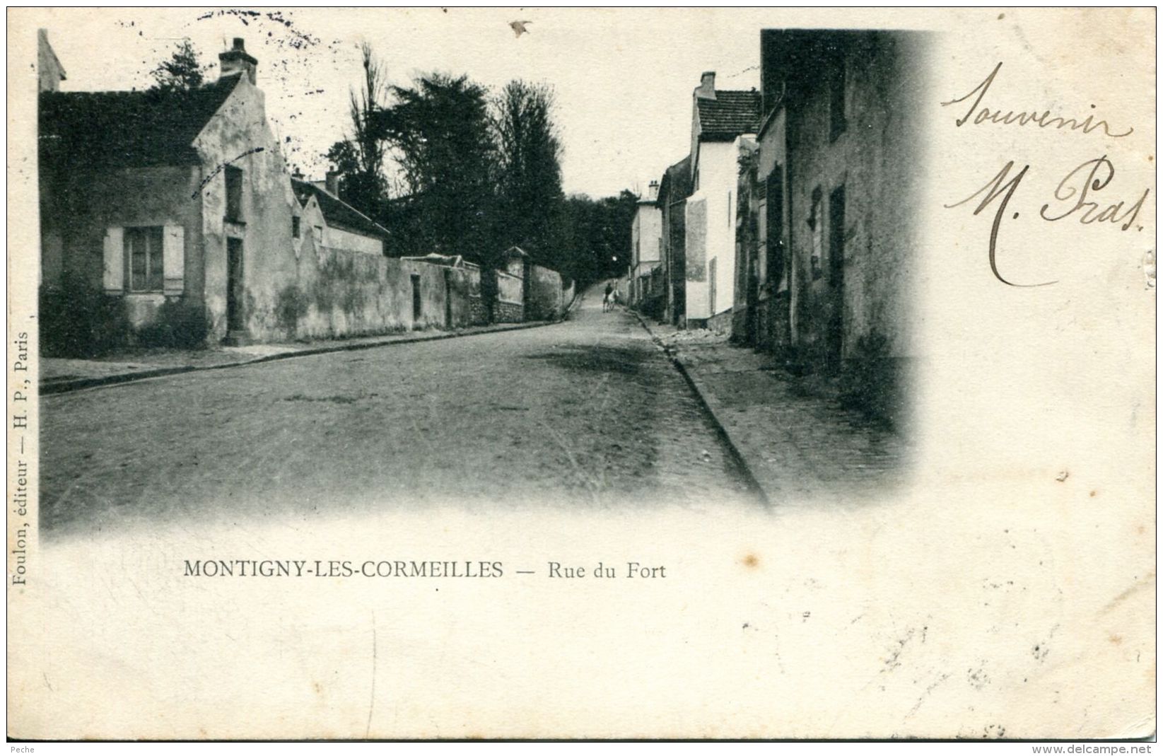 N°51885 -cpa Montigny Les Cormeilles -rue Du Fort- - Montigny Les Cormeilles