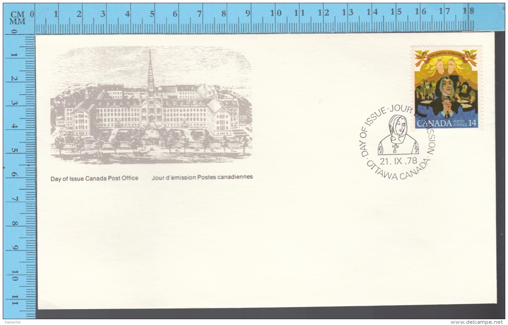 Canada - 1978 Scott #768,  Mere D'Youville, Marguerite D'Youville  - FDC PPJ , Fancy Cancelation - Christianisme