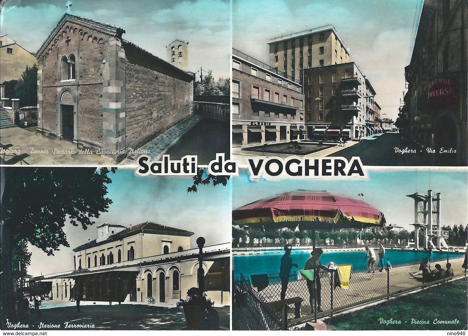 SALUTI DA VOGHERA (PV) ) - VEDUTINE - F/G -  V: 1960 - Altri & Non Classificati