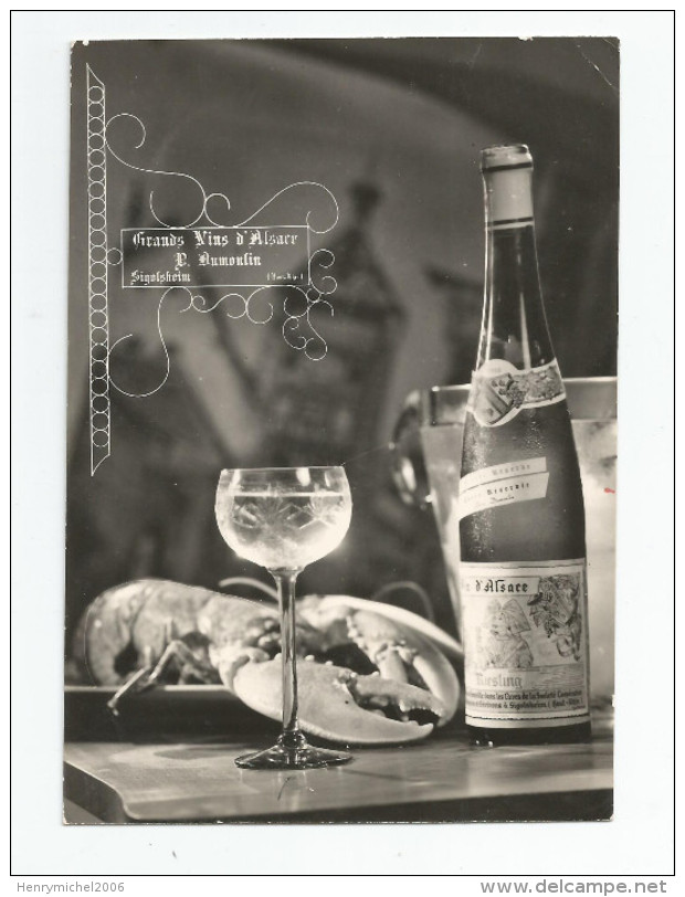 67 - Bas Rhin - Sigolsheim 1957  Grands Vins D'alsace Dumoulin Pub Publicité Pour Foire Gastronomique De Dijon - Sonstige & Ohne Zuordnung