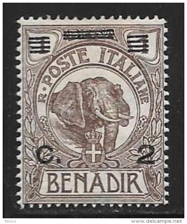 Somalia, Scott # 70 Mint Hinged Elephant, Surcharged, 1926 - Somalia