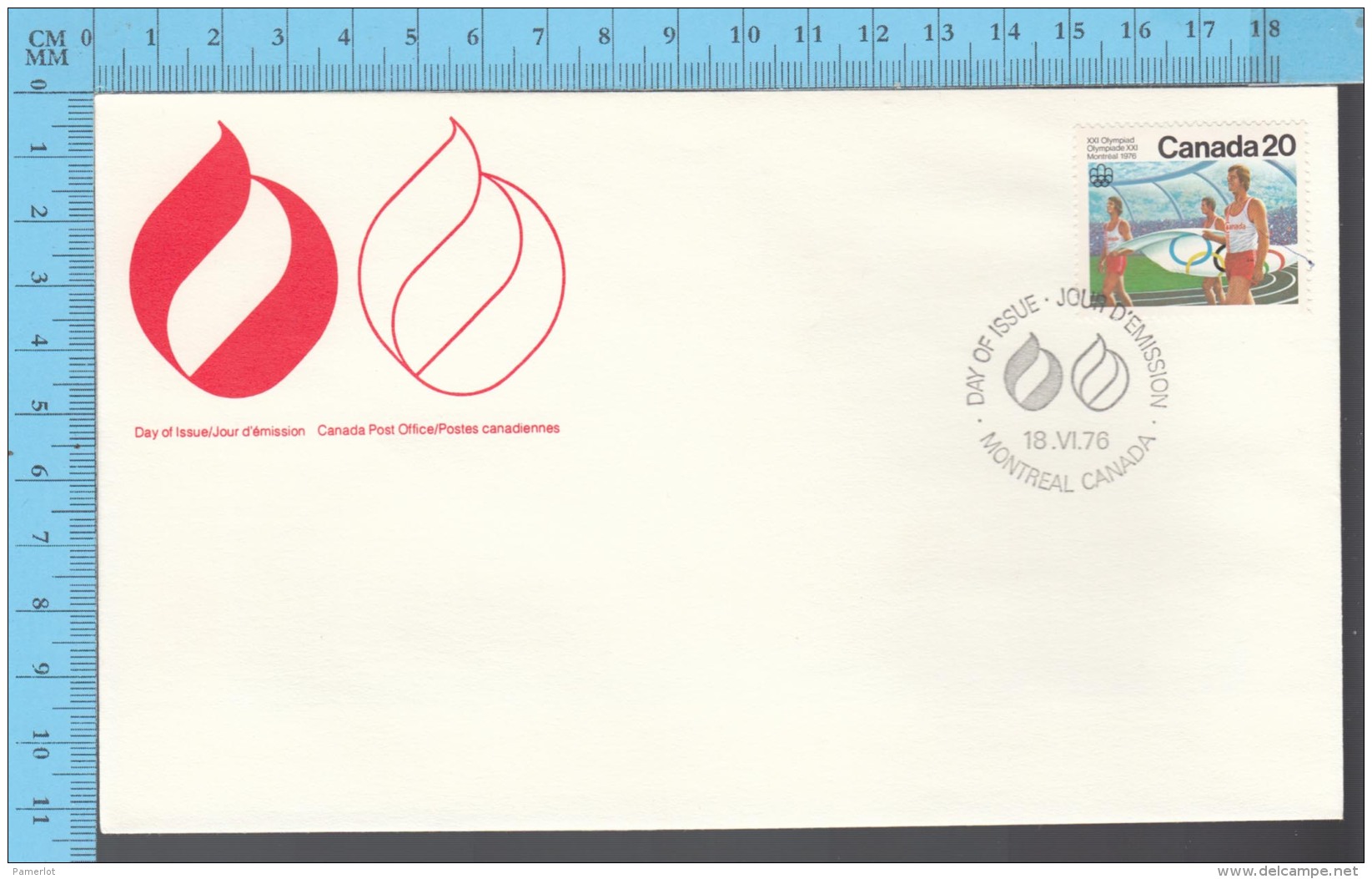 Canada - 1976 Scott #682, Olympic Ceremonies, Montreal Opening Ceremony - FDC PPJ , Fancy Cancelation - Ete 1976: Montréal