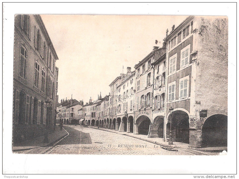 CPA 88 Remiremont La Grande Rue No.11 ND Photo Achat Immédiat - Remiremont